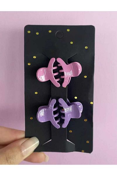 Pudraksesuar 4-Piece Mixed Color Small Size Latch Buckle