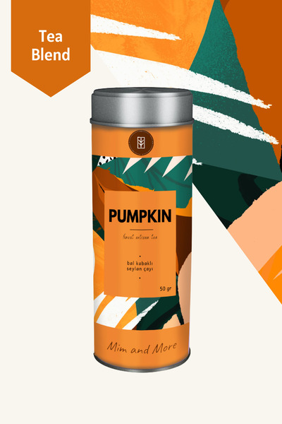 Mim and More شاي اليقطين - شاي سيلاني مع اليقطين والعسل، 50 جرام