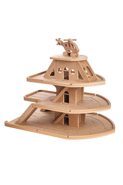 Hedef Vessel Garage Large Wooden Floor Parking Lot