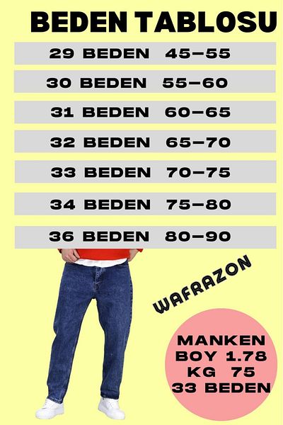 WAFRA Men's Straight Leg Washed Boyfriend Pants