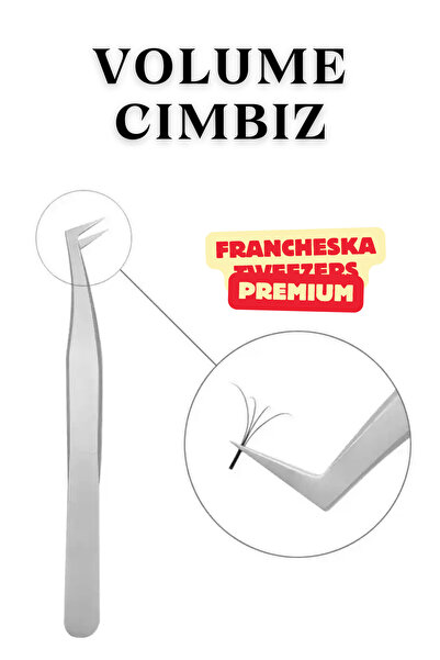 Francheska LÜX İPEK KİRPİK MEGA VOLUME CIMBIZI KUT UÇ PASLANMAZ ÇELIK