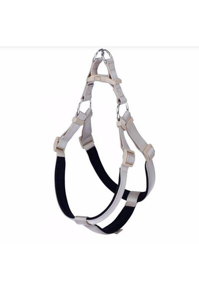 Glipet Dog Soft Texture Supported Chest Collar Set Gray XL Size 2.5 Cm