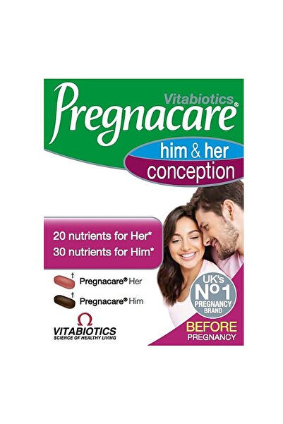 Vitabiotics Pregnacare Him and Her Conception 60 Tablet