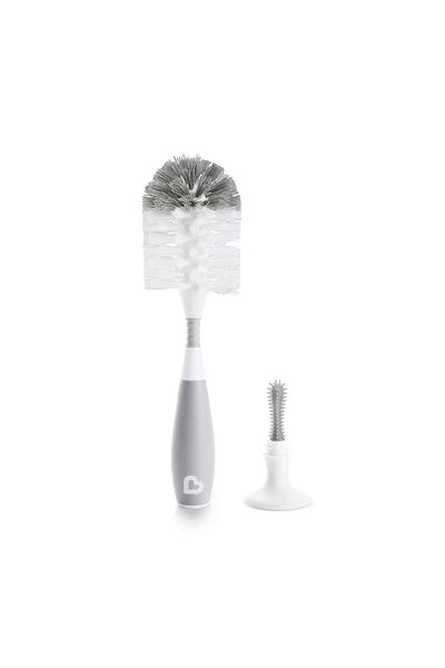 Munchkin Baby Bottle, Cup and Bottle Cleaning Brush-grey