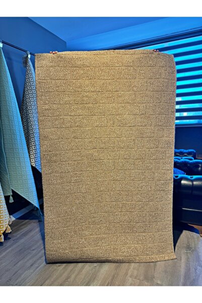 Rugs Modern Halı Stone Koleksiyonu Açık Kahverengi Taş Görünümlü Modern Makin...