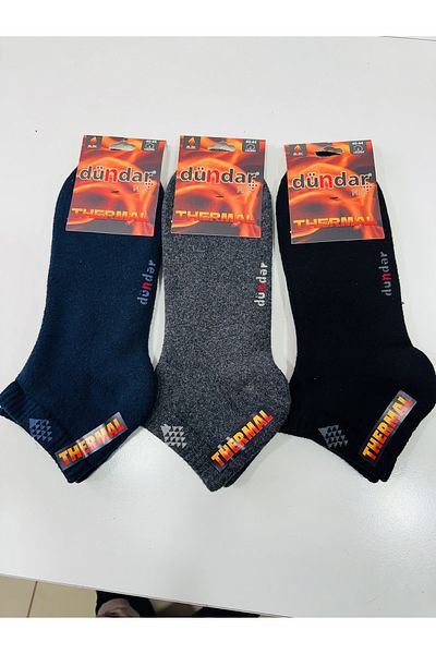 Dündar men's thermal booties socks 3 pcs