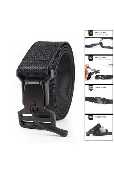 Evolite Multifast Canvas Belt 125cm Black