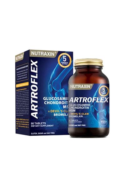 Nutraxin Artroflex GlucoSamine and Chondroitin Sulfate - 90 TabletS Food Supplement Containing MSM