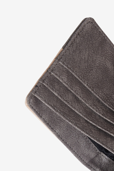 AC&Co / Altınyıldız Classics Men's Mink-Anthracite Wallet with Gift Box and Card Compartment