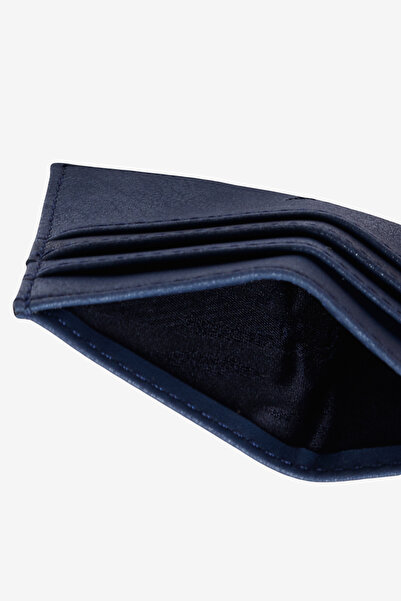 AC&Co / Altınyıldız Classics Men's Navy Blue Gift Boxed Card Holder