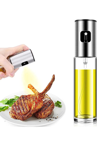 YAKUT Airfryer Sprey Yağlık - Püskürtmeli Yağlık - 1 Adet 100 Ml Cam Şişe Kar...