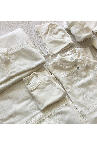 Babydola baby girl hospital outlet 10 piece lace model pique blanket oeko tex certified