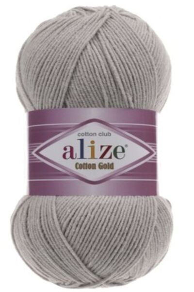 Alize خيط محبوك يدويًا من القطن الذهبي