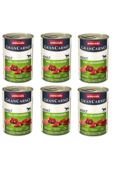 Animonda Grancarno Sığır ve Ördekli Köpek Konservesi 400 Gr. X 6 Adet