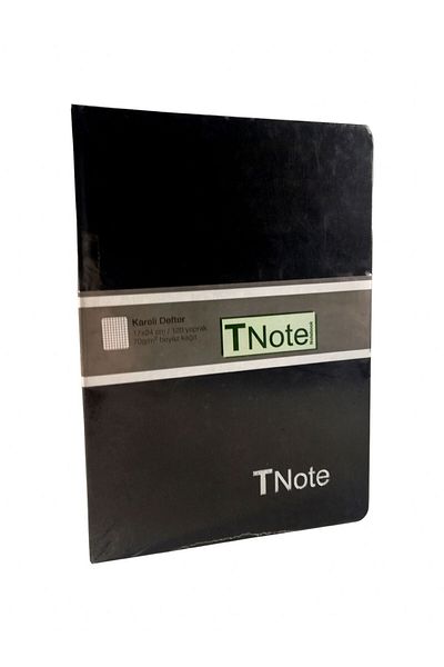TNote Hardcover 17x24 Cm Blocnotes în carouri bleumarin