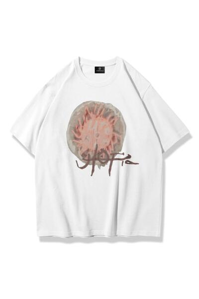 Adrift Unisex Utopia 4th Album Travis Scott Tricou Alb