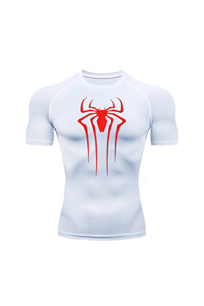 Gymhard Spider Man Premium Compression - Tricou cu mânecă scurtă