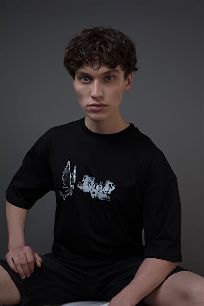 Tarzsokak Унисекс Vlone черна тениска