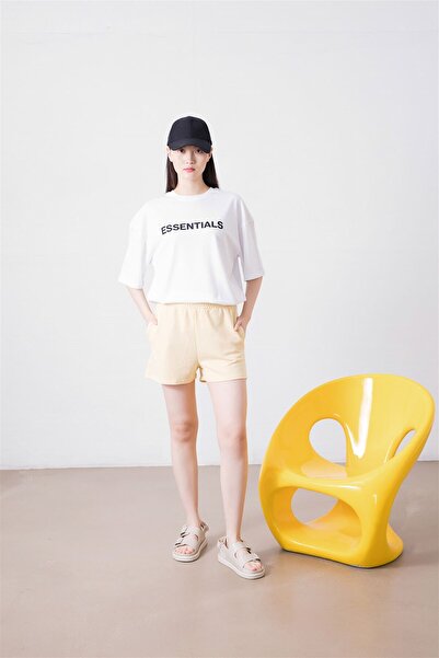 FANBOX SHOP Essentials Unisex White Tisort