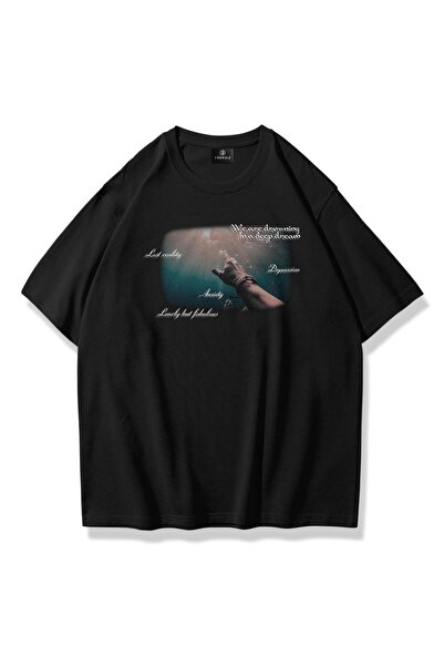 Tarzsokak Tricou unisex Deep Dream Negru