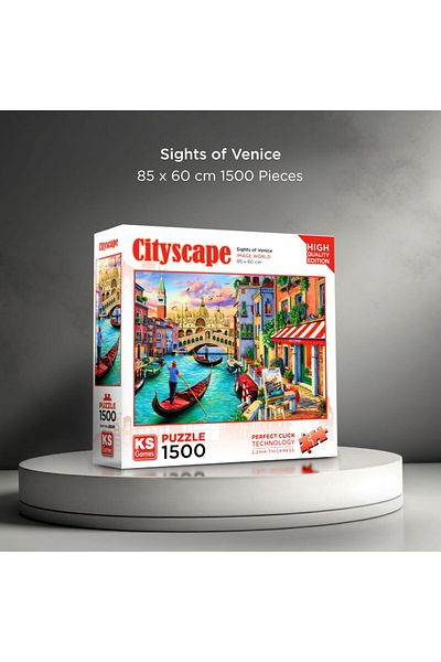 Ks Games 1500 Piece Venetian Landscape Puzzle