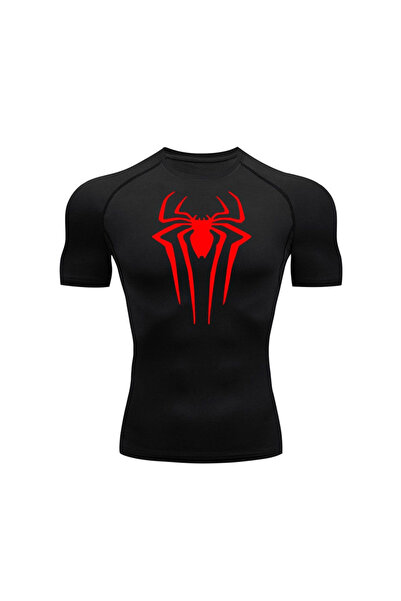 Gymhard Spider Man Premium Compression - Κοντομάνικο T-shirt
