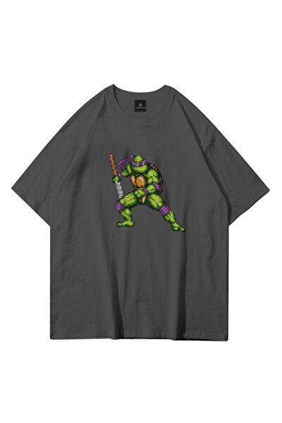 Tarzsokak Tricou unisex Donatello Ninja Turtles Antracit