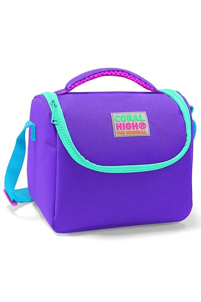 Coral High Lunchbox pentru școală și zilnic pentru fete liliac - caracteristică de izolare termică