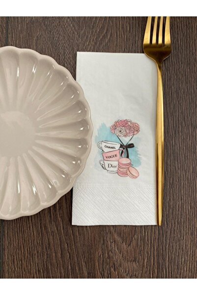 busrasdesign Cvd Markam Baskılı Peçete 16'lı