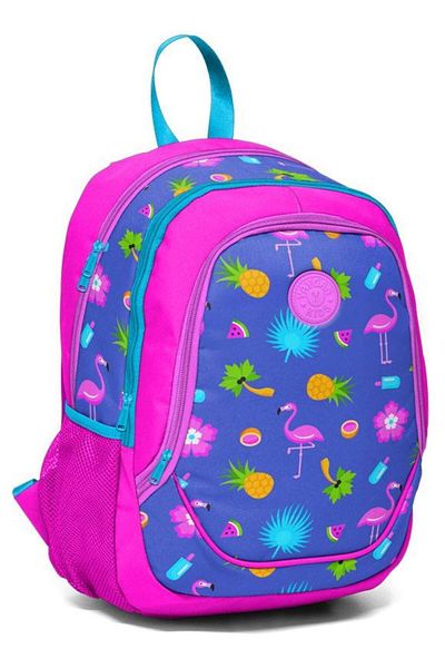 Yaygan Çanta Yaygan Kids Geantă pentru școală primară pentru fete Flamingo albastru-roz