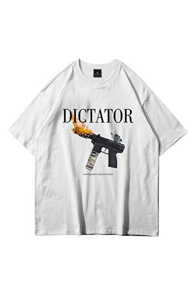 Tarzsokak Tricou alb dictator unisex