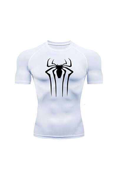 Gymhard Μπλουζάκι Spider Man Premium Compression κοντά μανίκια