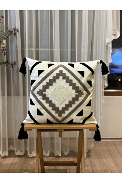 BUGİ HOME COLLECTİON CAZ DECORATIVA KIRLENT BRODAT SINGLE POUNCH