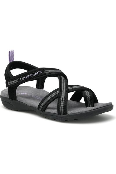 lumberjack Alısa Black Color Women's Sports Sandals