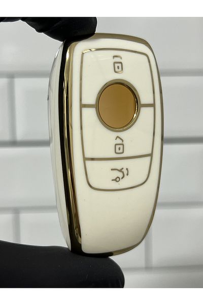 BARKAS ELEKTRONİK Mercedes B C E Series C180 C200 W205 W213 E200 300 Key Case White