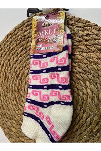 AYKUT ÇETİK WOOL THERMAL ACRYLIC NOSTALGIC SOCKS