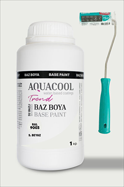 Aquacool Trend Çok Amaçlı Geri Dönüşüm Boyası - Akrilik Boya - Baz Serisi 1 Kg