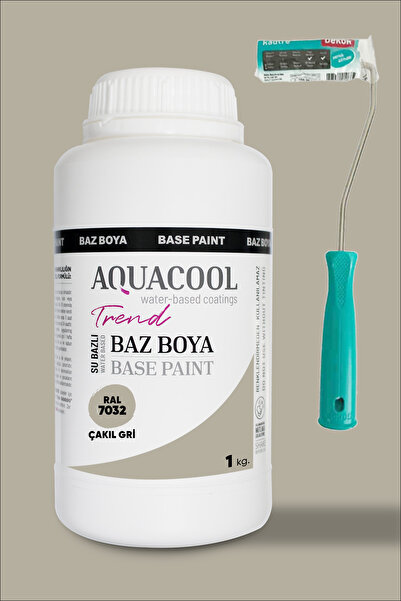 Aquacool Trend Çok Amaçlı Geri Dönüşüm Boyası - Akrilik Boya - Baz Serisi 1 Kg