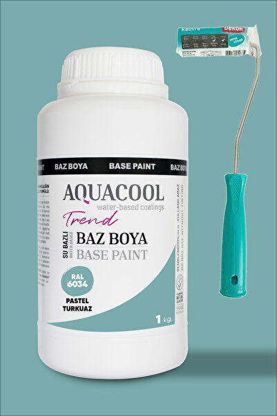 Aquacool Trend Çok Amaçlı Geri Dönüşüm Boyası - Akrilik Boya - Baz Serisi 1 Kg