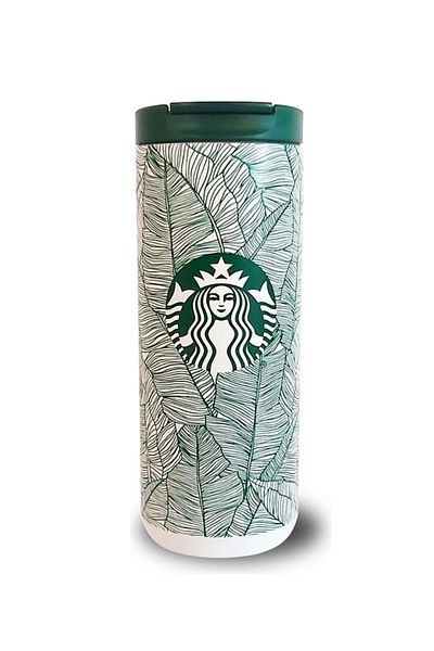 Starbucks® Classic Series Thermos - Matt Green - Black Color 355 ml