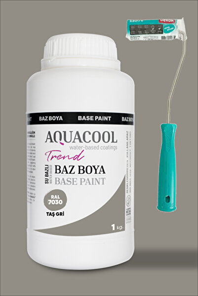 Aquacool Trend Çok Amaçlı Geri Dönüşüm Boyası - Akrilik Boya - Baz Serisi 1 Kg