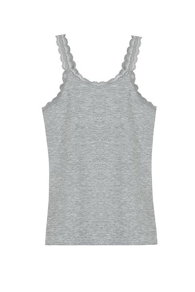 HNX Cotton Lace Thin Strap Women's Tank Top