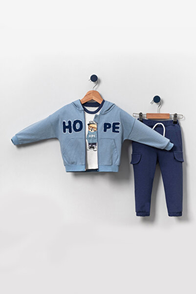 ADABEBEK Hope Hooded Style 3-Piece Top and Bottom Set233115