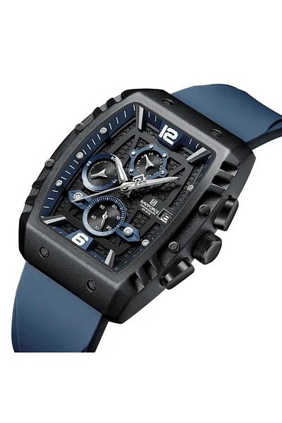 Naviforce Men's Wristwatch Function Silicone Cord 1824