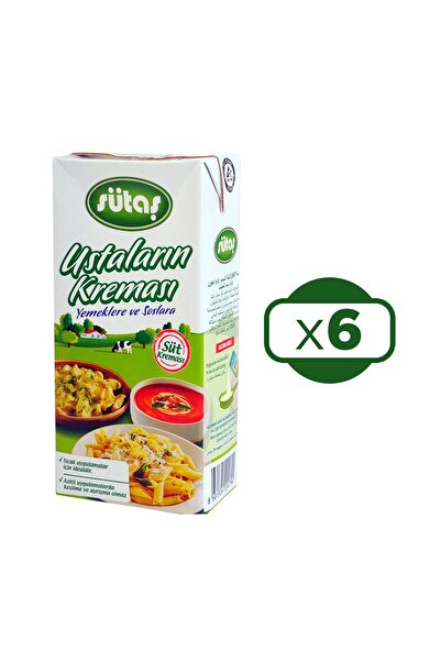 Sütaş Ustaların Kreması 1 lt x 6 Adet