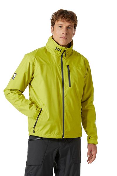 Helly Hansen Men's Jacket - Crew Hooded Midlayer Jacket, Bright Moss Green HHA.33874