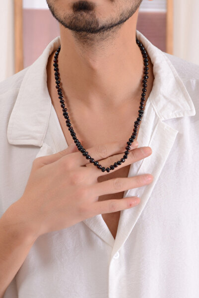 Amberistan Erkek Kehribar Kolye, %100 Gerçek Sertifikalı Vişne Rengi Baltık Kehribarı