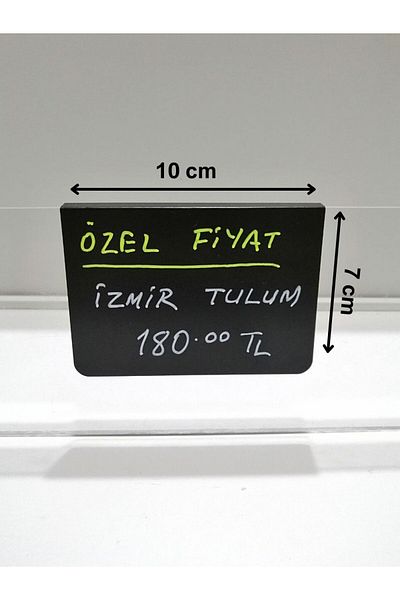 Şeffaf Etiket Etichetă PVC neagră, care poate fi agățată pe sticlă, care poate fi atașată la tablă, etichetă de produs din față din sticlă de 10x7 cm