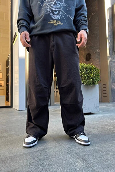 Violon Black Unisex Adjustable Leg Jeans