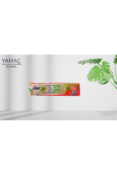 YAMAÇ GLOBAL Large Size StrawBerry Scented Star Bag for Home Office - 65x70 Cm 1 Piece